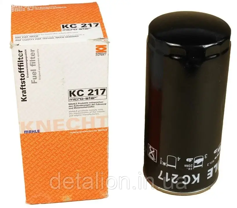 Фільтр паливний тонкого очищення DAF (TRUCK) (пр.о Knecht-Mahle). KC217, фото 1