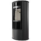 Піч-камін на дровах до 55 м² Kratki ERIK Ø 150. Сучасне опалення зі сталі 5.5 кВт, фото 3