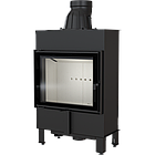 Камінна топка на дровах до 80 м² Kratki LUCY 12 SLIM. Сучасне опалення зі сталі 8 кВт, фото 3