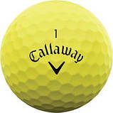 М'ячі для гольфу Callaway Supersoft 2023 12 шт, жовті, фото 4