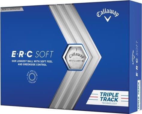 М'ячі для гольфу Callaway ERC Soft Triple Track 2023 12 шт, білі, фото 1
