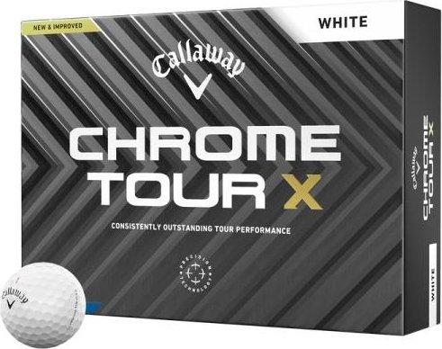 М'ячі для гольфу Callaway Chrome Tour X 12 шт, білі, фото 1