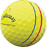 М'ячі для гольфу Callaway Chrome Soft X Triple Track 12 шт, жовті, фото 3