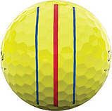 М'ячі для гольфу Callaway Chrome Soft X Triple Track 12 шт, жовті, фото 5