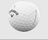 М'ячі для гольфу Callaway Chrome Soft X LS 12 шт, білі, фото 4