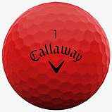 М'ячі для гольфу Callaway Supersoft 12 шт, червоний, фото 4