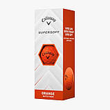 М'ячі для гольфу Callaway Supersoft 12 шт, помаранчеві, фото 2