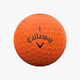 М'ячі для гольфу Callaway Supersoft 12 шт, помаранчеві, фото 3