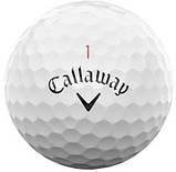 М'ячі для гольфу Callaway Chrome Soft 2024 3 шт, білі, фото 3