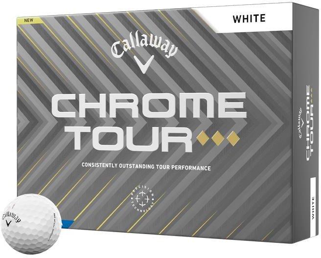 М'ячі для гольфу Callaway Chrome Tour Triple Diamond 2025 12 шт, білі, фото 1