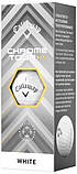 М'ячі для гольфу Callaway Chrome Tour Triple Diamond 2025 12 шт, білі, фото 4