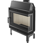 Камінна топка на дровах до 120 м² Kratki BLANKA 12 права BS. Сучасне опалення зі сталі 12 кВт, фото 3