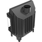 Камінна топка на дровах до 120 м² Kratki BLANKA 12 права BS. Сучасне опалення зі сталі 12 кВт, фото 4