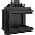 Камінна топка на дровах до 160 м² Kratki SIMPLE Z/S 16 права BS. Сучасне опалення зі сталі 12 кВт, фото 2