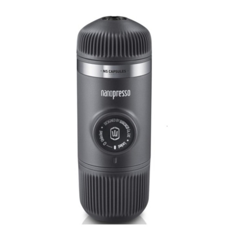 Еспресо-кавоварка Wacaco Nanopresso з чохлом (Сірий), фото 1