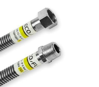 Шланг для Газа 1/2 30см Гайка/штуцер Гофрированный, Нержавейка, Полтава ...