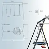 Каркас двомісний для дитячої гойдалки WCG 2 Play Frame + 2 гойдалки, фото 3
