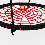 Гойдалка «Гніздо лелеки» WCG 100 см. Червоно-чорна, фото 2