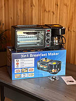 Електропіч з кавоваркою та сковородою 4500 Вт Su Tai ST-301 YU227