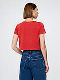 Жіноча укорочена футболка GAP з логотипом 1159844699 (Червоний M), фото 2