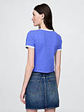 Жіноча футболка GAP з логотипом 1159844744 (Синій S), фото 2