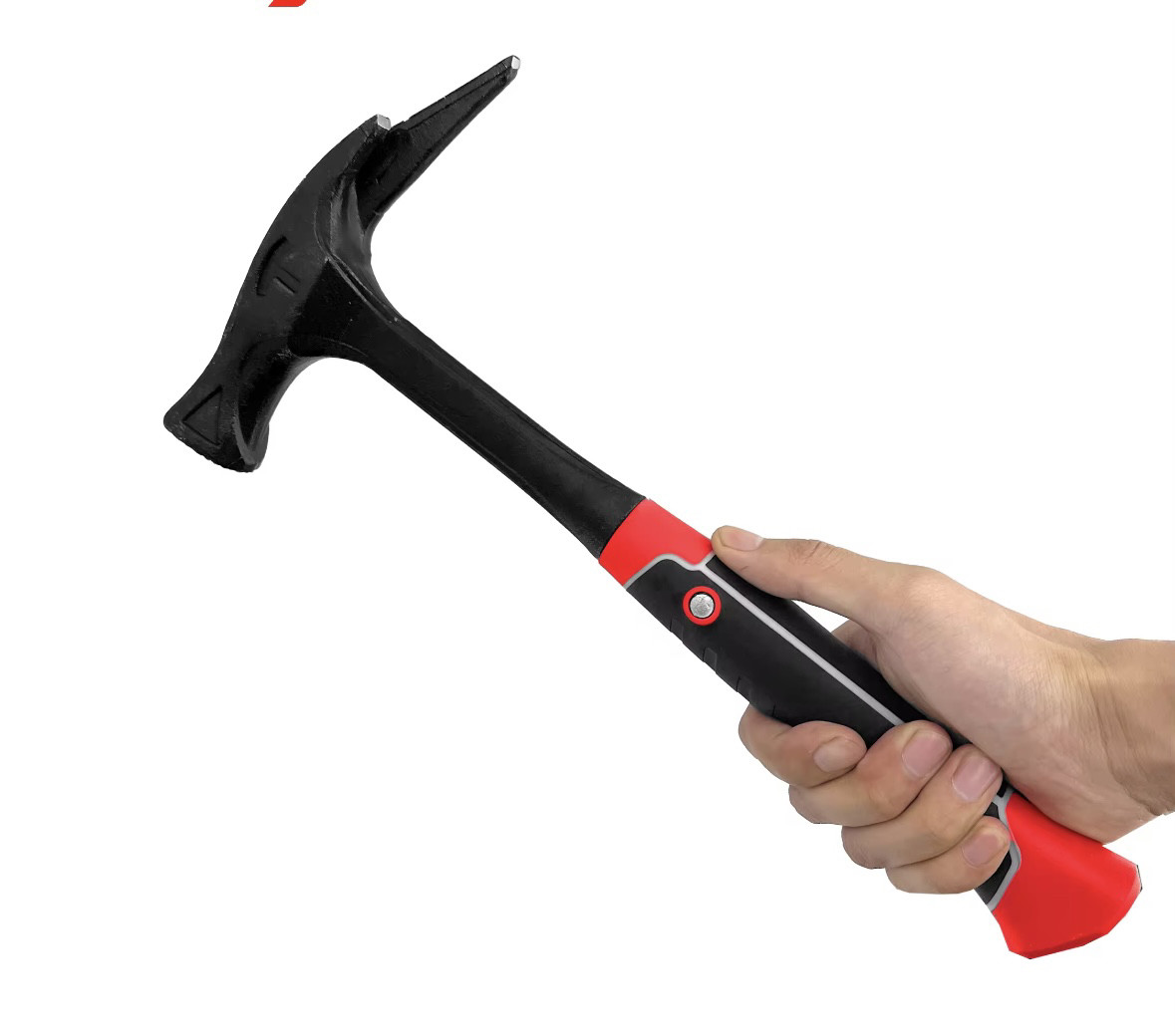 Молоток покрівельний 600г Toolpu з цвяходером та магнітом, фото 1