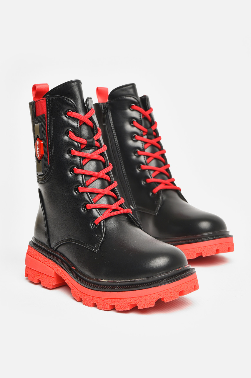 Черевики дитячі демісезонні чорного кольору 206611T Безкоштовна доставка, фото 1