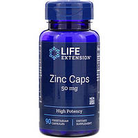 Микроэлемент Цинк Life Extension Zinc Caps, High Potency 50 mg 90 Veg Caps LEX18139, 8922590 - 247