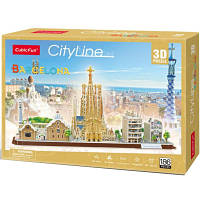 Популярний! Пазл Cubic Fun Тривимірна головоломка-конструктор City Line Barcelona (MC256h) - Краща якість тільки на Nukleon.com.ua