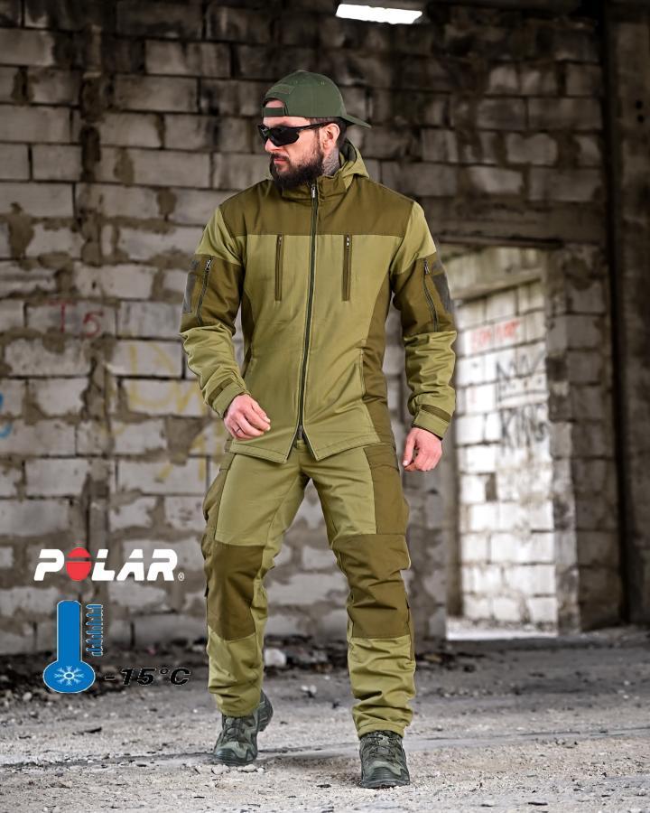 Костюм Горка на Флісі Олива Тактичний гірка retouch ВТ7682 ТМ, фото 1