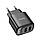 Мережевий зарядний пристрій HOCO C141A Smart dual-port charger Black, фото 4