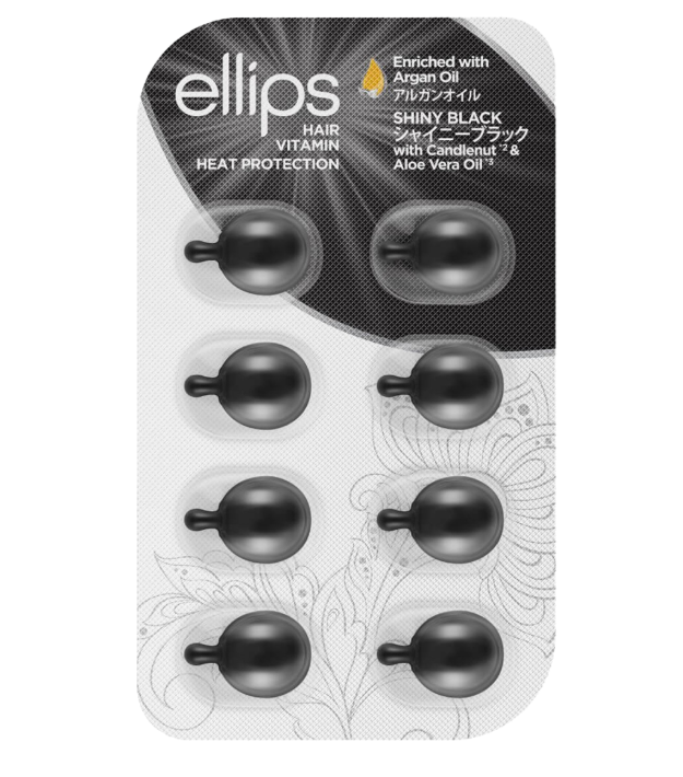 Капсули для волосся "Нічне сяйво з горіховою олією кукуі та олією Алое Вера" (8 шт по 1мл), фото 1