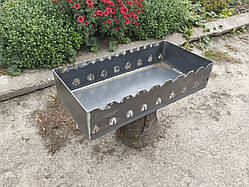 Мангал вставка з металу 3 мм у мангальний комплекс, стаціонарний.