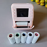 Дитяча цифрова камера з моментальним друком фото у кольорі та чорно-білому + відео 1080p, ігри та MP3, фото 6