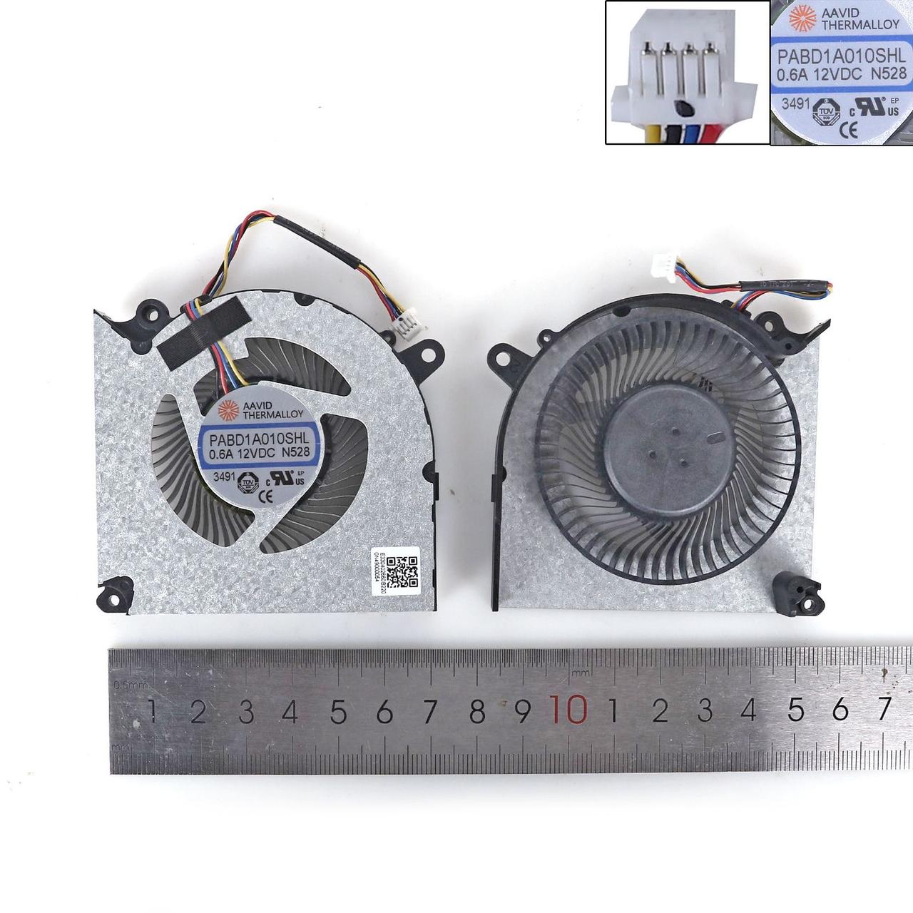 Вентилятор 12V GPU/VGA для MSI Pulse 16 AI C1VFKG C1VGKG MS-15P3, (PABD1A010SHL-N528, Original), фото 1