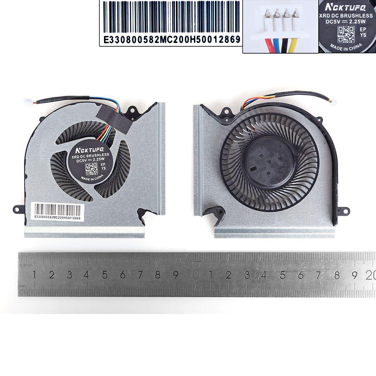 Вентилятор CPU для MSI GE66 GP66 GL66 MS-1541 MS-1542 series, (PABD08008SH-N453, Аналог), фото 1