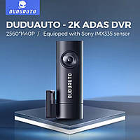 Відеореєстратор DUDUAUTO 2K ADAS DVR 2K (2560×1440P) – Розумний контроль на дорозі!