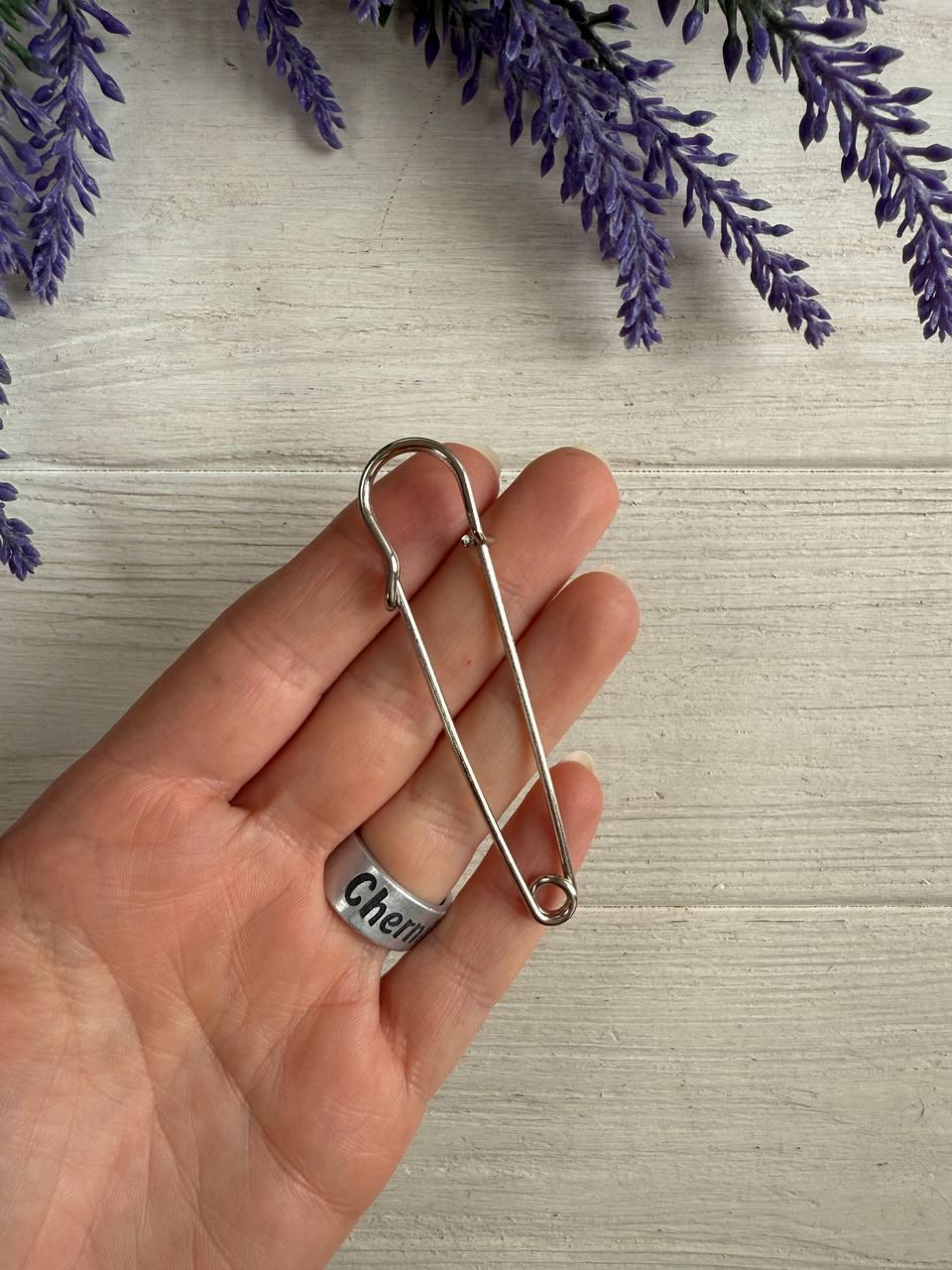 Булавка 7 см, срібло1 шт