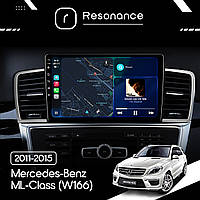 Магнітола Mercedes-Benz ML-Class (W166) (2011-2015)  Resonance T100 2/32, 9" IPS (CarPlay)