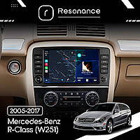 Магнітола Mercedes-Benz R-Class (W251) (2005-2017) Button  Resonance T100 2/32, 9" IPS (CarPlay)