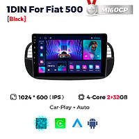 Штатна магнітола Fiat 500 (2007-2015) M160 (2/32 Гб), HD (1024x600) GPS CarPlay
