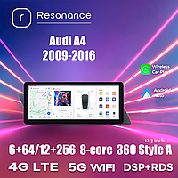 Магнітола Resonance Audi A4 2009-2016 6/64, Стиль A (Audi Style), Low 12.3'