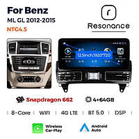 Магнітола Mercedes-Benz ML / GL 2012-2015 12.3" RAM:4+64GB