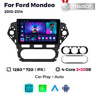 Штатна магнітола Ford Mondeo 4 (BA7) (2010-2014) M160 (2/32 Гб), HD (1024x600) GPS CarPlay