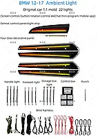 Модельна підсвітка салону BMW X3/X4 (F25/F26)
