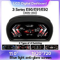 Панель приладів BMW 3-серії (E90, E91, E92) (2005-2012) CCC, CIC. Цифрова LCD в стилі iDrive 7.0, 8.0