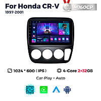 Штатна магнітола Honda CR-V 1 (1997-2001) M160 (2/32 Гб), HD (1024x600) GPS CarPlay