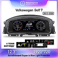 Панель приладів Volkswagen Golf 7 (2013-2020). Цифрова LCD в стилі VW 2024 (Active Info Display)