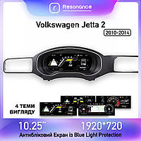Панель приладів Volkswagen Jetta 6 (5C6, 1B) (2010-2014). Цифрова LCD в стилі VW 2024 (Active Info Display)
