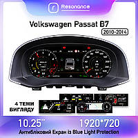 Панель приладів Volkswagen Passat B7 (2010-2014). Цифрова LCD в стилі VW 2024 (Active Info Display)